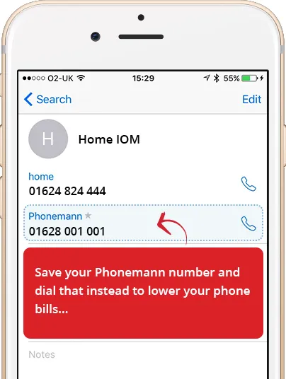 How PhoneMann re-routes your call to the Isle of Man